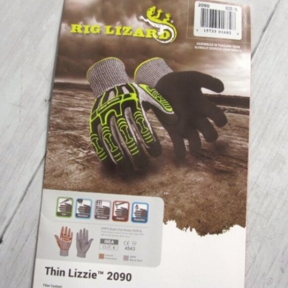 HexArmor Men's Size XL Work Gloves Cut Puncture Resistant Rubber Coated - Picture 11 of 11